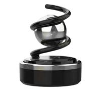 Ambientador solar para coche, ambientador de coche con rotación solar, bola de suspensión de resorte, galvanoplastia, no se decolora, para el hogar, accesorios de automóvil