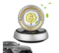 Ambientador solar para coche, ambientador solar giratorio para coche | Difusor de aceite de aromaterapia solar resistente | Accesorios para coche, eliminador de olores de coche, perfume de vo