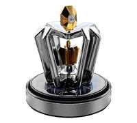 Ambientador solar para coche,Ambientadores de automóviles | Adornos de corona Perfume rotativo de aromaterapia para coche | Decoración interior automática, ambientador para el hogar, camping-