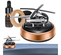 Ambientador solar para coche, bonito adorno de nave espacial, purificador de aire para coche con aceite esencial, pequeño difusor de aromaterapia, de larga duración para automóviles