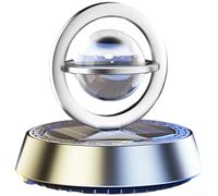 Ambientador solar para coche colgante con diseño giratorio y almohadillas de aroma de madera para una mejor difusión del aroma (C)