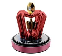 Ambientador Solar Para Coche Con Corona Giratoria | Difusor de fragancia de cche con energía solar, eliminador de olores, elegante decoración interior de coche para SUV Sedan Sports Car