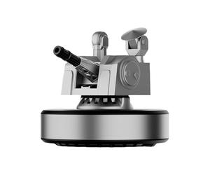 Ambientador solar para coche, difusor de aromas alimentado por el sol, desodorante de cañón giratorio automático, molinillo de perfume para salpicadero, ventilador solar de aromaterapia, eliminador de