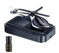 Ambientador solar para coche, difusor de coche - Ambientador de coche único en forma de helicóptero, ahorro de energía, decoraciones de salpicadero de lujo para sedanes y varios modelos, empresa y