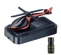 Ambientador solar para coche, difusor de coche | Ambientadores automotrices únicos en forma de helicóptero - Decoraciones de tablero de instrumentos de lujo de ahorro de energía para sedán