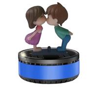 Ambientador solar para coche - Difusor de perfume para coche, Difusor de fragancia para coche, Ambientador para aromas de coche, Difusor de fragancia Figuras de abrazo, Aromaterapia para coche girator