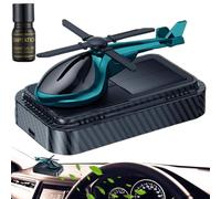 Ambientador solar para coche, difusor para coche,Ambientador de aire exquisito del perfume del coche con forma de helicóptero | Decoraciones de salpicadero de coche de lujo que ahorran energía para se