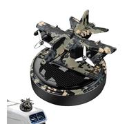 Ambientador solar para coche, difusores de aceites para coche, rotación de avión camuflaje, ambientador solar de aromaterapia, perfume de coche, para aceites, cazadores de olores,