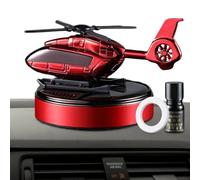 Ambientador solar para coche, diseño de avión, difusor de fragancia de coche giratorio con perfume, difusor de vehículos de aleación de zinc para salpicadero, accesorio de fragancia decorativa