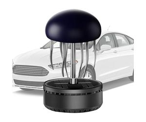 Ambientador solar para coche, diseño en forma de medusa, rotación solar, purificador de aire para vehículos, dispositivo eliminador de olores, decoración difusora de fragancia, accesorio interior del