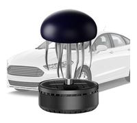 Ambientador solar para coche, fragancia giratoria de energía solar, accesorios de interior, decoración de perfume para viajes largos por carretera, camping, ciudad, estacionamiento, conducción urbana