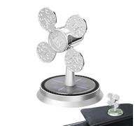 Ambientador solar para coche, giratorio, ambientador de vehículo, en forma de molino de viento, renovador de aromaterapia con fragancia natural, desodorante de larga duración para hombres y mujeres