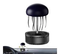 Ambientador solar para coche, purificador de aire de energía solar con forma de medusa, accesorios de interior, decoración de perfume para viajes largos por carretera, camping, ciudad, estacionamiento