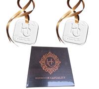 Ambientador Sólido Hipnotik Casualitu Aroma "Dubai", Ecologico, Hecho a Mano - Pack 2 Unidades | Aroma Intenso y Duradero | Ambientador para Coche, Baño, Armarios, Oficina | Estilo Oriental de Lujo