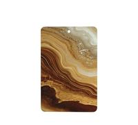 Ambientadores abstractos para coche, diseño de mármol, color café y otoño, 4 unidades, tarjetas perfumadas colgantes, tarjetas perfumadas para coche, tabletas de aromaterapia
