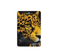 Ambientadores amarillos para coche, diseño de animales de la selva, 4 unidades, tarjetas perfumadas para colgar en tabletas de aromaterapia