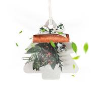 Ambientadores automotrices - Ambientador de aire con forma de árbol de Navidad | Ambientador colorido de larga duración, adornos interiores de coche pequeños para el hogar, estudio, restaurante