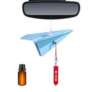 Ambientadores automotrices | Modelado de aviones de papel, adornos automáticos, ambientador de coche, colgante de perfume, colgante de aromaterapia para cumpleaños, Navidad