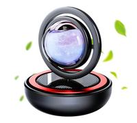 Ambientadores automotrices, purificador de aire solar para coche, estructura de doble anillo, accesorios para tablero de instrumentos para decoración de vehículos de y camión