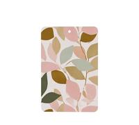 Ambientadores bohemios de mediados de siglo con hojas verdes pastel para coche, 4 tarjetas perfumadas colgantes, tarjetas perfumadas para tabletas de aromaterapia de coche