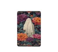 Ambientadores bohemios góticos para coche, diseño de fantasmas naranjas y moradas, 4 unidades, tarjetas perfumadas para colgar en tabletas de aromaterapia