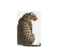 Ambientadores clásicos de leopardo sentado para coche, 4 unidades, tarjetas perfumadas colgantes, tarjetas perfumadas para coche, tabletas de aromaterapia