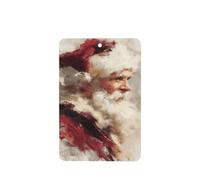 Ambientadores clásicos para coche, diseño de cabeza de Papá Noel, 4 unidades, tarjetas perfumadas colgantes, tarjetas perfumadas para coche, tabletas de aromaterapia