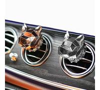 Ambientadores Clips de ventilación Fragancia de coche Geometría Lobo Ventilación Geometría Lobo Interior del Coche Bálsamo Sólido Perfume Cabeza de Lobo Decoraciones