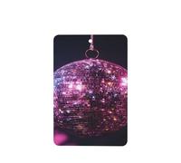 Ambientadores colgantes de bola de discoteca brillante para coche, 4 unidades, tarjetas perfumadas colgantes, tarjetas perfumadas para coche, tabletas de aromaterapia