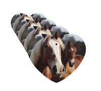 Ambientadores colgantes para coche, 4 unidades, con fragancia, tarjetas perfumadas, en forma de corazón, para aromaterapia, tabletas, caballos, animales, ambientador de coche para interior de coche,