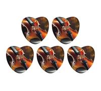 Ambientadores colgantes para coche, 5 unidades, tarjetas perfumadas para coches, elegantes ambientadores de violín, decoración interior de automóviles, tarjetas perfumadas para espejo retrovisor