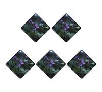 Ambientadores colgantes para coche, 5 unidades, tarjetas perfumadas para coches, flores, cultivo, ambientadores de coche, decoración interior, tarjetas perfumadas para espejo retrovisor, accesorios