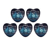 Ambientadores colgantes para coche, 5 unidades, tarjetas perfumadas para coches, flores en jarrón de cristal, ambientadores de coche, decoración interior, tarjetas perfumadas para espejo retrovisor