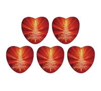 Ambientadores colgantes para coche, 5 unidades, tarjetas perfumadas para coches, silueta de árbol de Navidad, ambientadores de coche, decoración interior, tarjetas perfumadas para espejo retrovisor