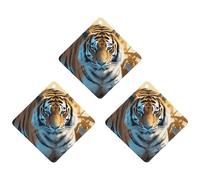 Ambientadores colgantes para coche, diseño de tigre africano, de larga duración, fragancia fresca