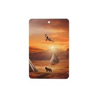 ambientadores colgantes para coche, tarjetas aromáticas y tabletas con fragancia de tribus nativas americanas. Ambientador colgante para espejo retrovisor interior para hombre y mujer.