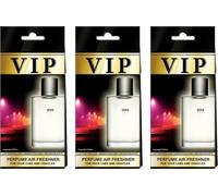 Ambientadores colgantes VIP-999 para coche, 3 unidades, fragancia de larga duración para coche, hogar y oficina, fragancia inspirada en el diseñador