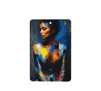 Ambientadores coloridos abstractos para coche, 4 unidades, tarjetas perfumadas colgantes, tarjetas perfumadas para coche, tabletas de aromaterapia