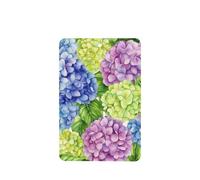 Ambientadores coloridos de hortensias con hojas verdes para coche, 4 unidades, tarjetas perfumadas colgantes, tarjetas perfumadas para coche, tabletas de aromaterapia