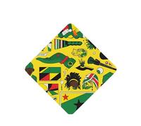 Ambientadores cuadrados para coche, diseño de elementos jamaicanos, 6 unidades, tabletas de aromaterapia para coche, armario, zapatero, elimina olores