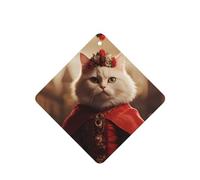 Ambientadores cuadrados para coche, diseño de gato, 6 unidades, tabletas de aromaterapia para coche, armario, zapatero, elimina olores