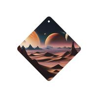 Ambientadores cuadrados para coche, diseño de planeta desconocido, 6 unidades, tabletas de aromaterapia para coche, armario, zapatero, elimina olores