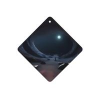 Ambientadores cuadrados para coche, patrón de abismo espectral, 6 unidades, tabletas de aromaterapia para coche, armario, zapatero, elimina olores