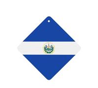 Ambientadores cuadrados para coche, patrón de El Salvador, 6 unidades, tabletas de aromaterapia para coche, armario, zapatero, elimina olores