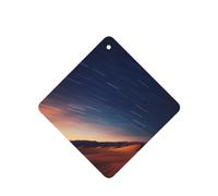 Ambientadores cuadrados para coche, patrón de oasis, 6 unidades, tabletas de aromaterapia para coche, armario, zapatero, elimina olores