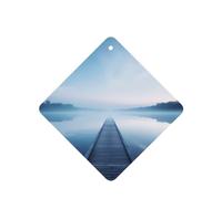 Ambientadores cuadrados para coche, patrón de puente Laihe, 6 unidades, tabletas de aromaterapia para coche, armario, zapatero, elimina olores