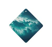 Ambientadores cuadrados para coche, tamaño de un patrón de nube, 6 unidades, tabletas de aromaterapia para coche, armario de zapatos, elimina olores