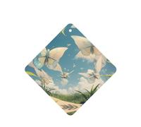 Ambientadores cuadrados para colgar en forma de mariposa, para coche, tableta, decoración interior de coche, armario, zapatos, armario, 6 unidades