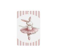 Ambientadores de acuarela para coche, diseño de conejito haciendo ballet, 4 unidades, tarjetas perfumadas colgantes, tarjetas perfumadas para coche, tabletas de aromaterapia