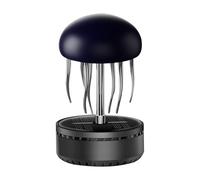 Ambientadores de aire automotrices - Forma de medusa alimentado por energía solar giratorio purificador de aire - Interior Perfume Decoración para viajes largos por carretera, camping, ciudad